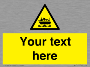 Custom warning ferries crossing vessels